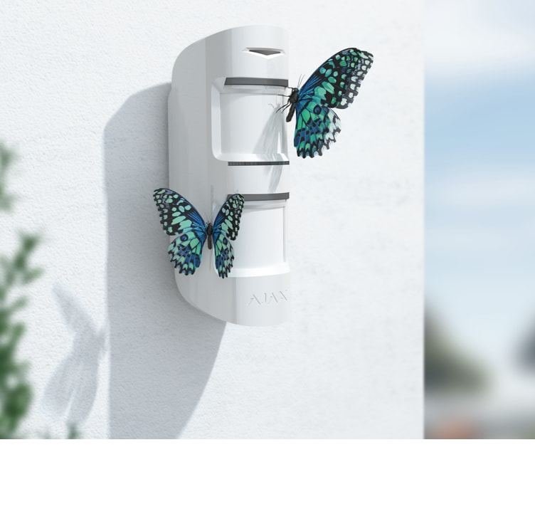 Das intelligente drahtlose Sicherheitssystem Ajax